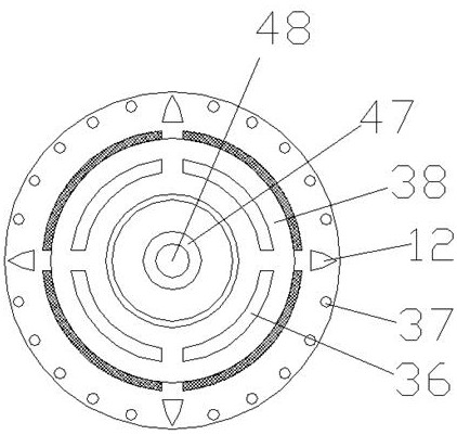 Anti-overflow non-main path drainage device capable of ascending and descending autonomously according to change of water yield