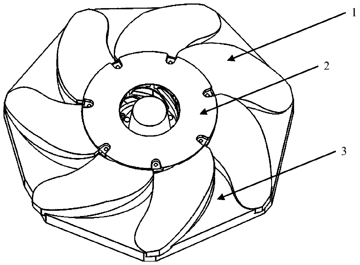 A new propeller casting structure