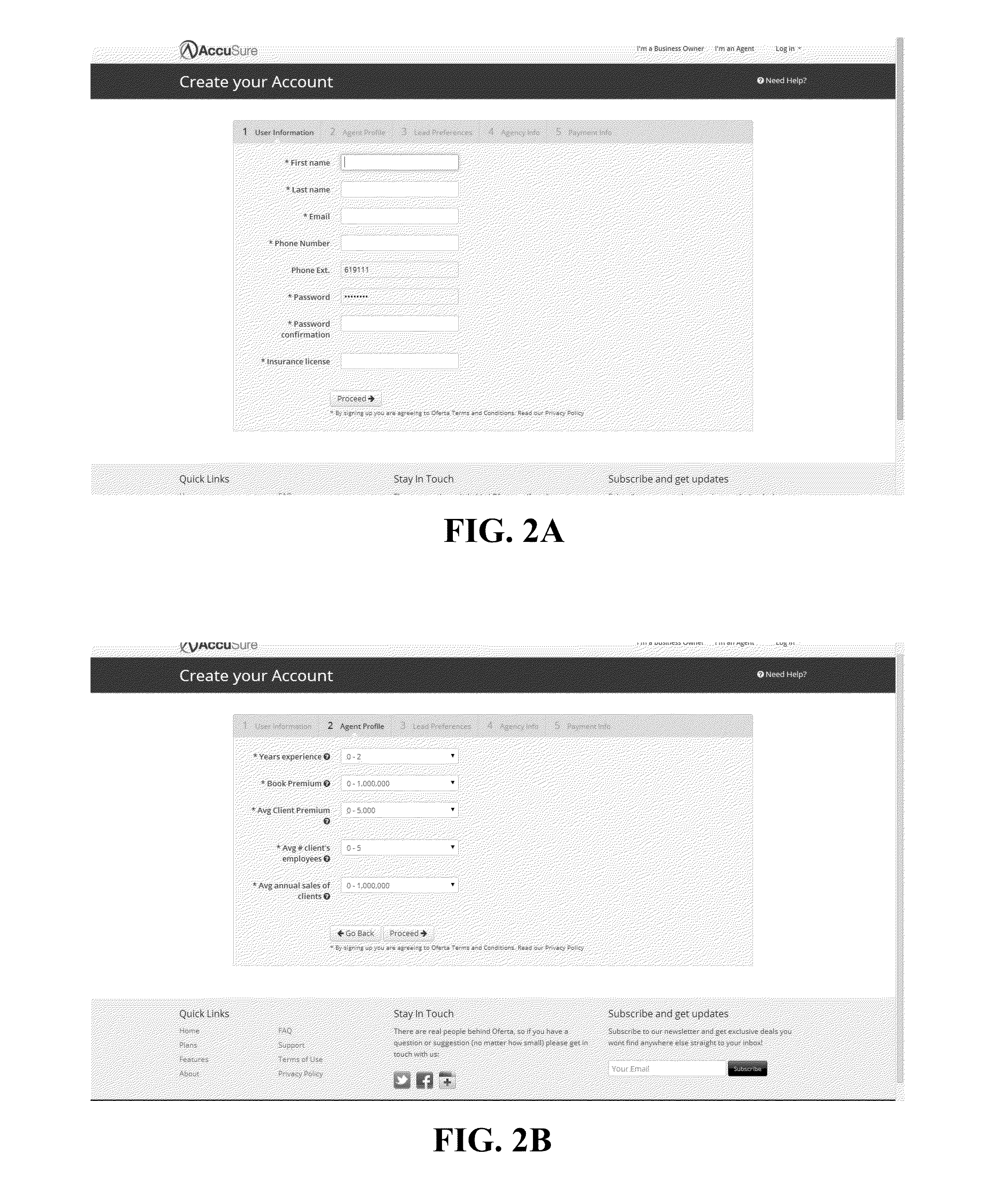 Systems and methods for facilitating requests and quotations for insurance