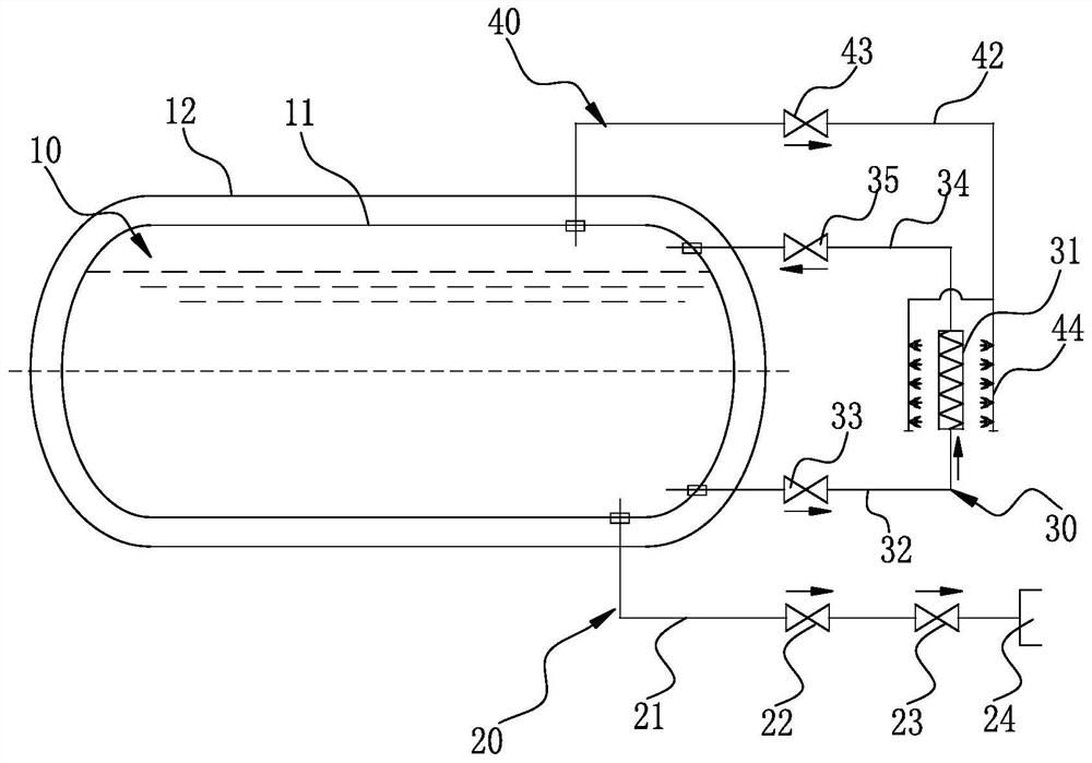 Low-temperature tank truck