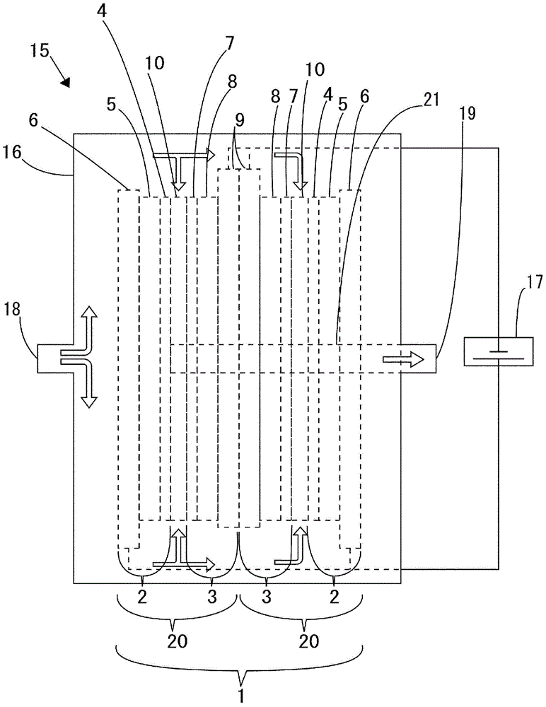 Electrode, method for producing same, and flow-through capacitor including same