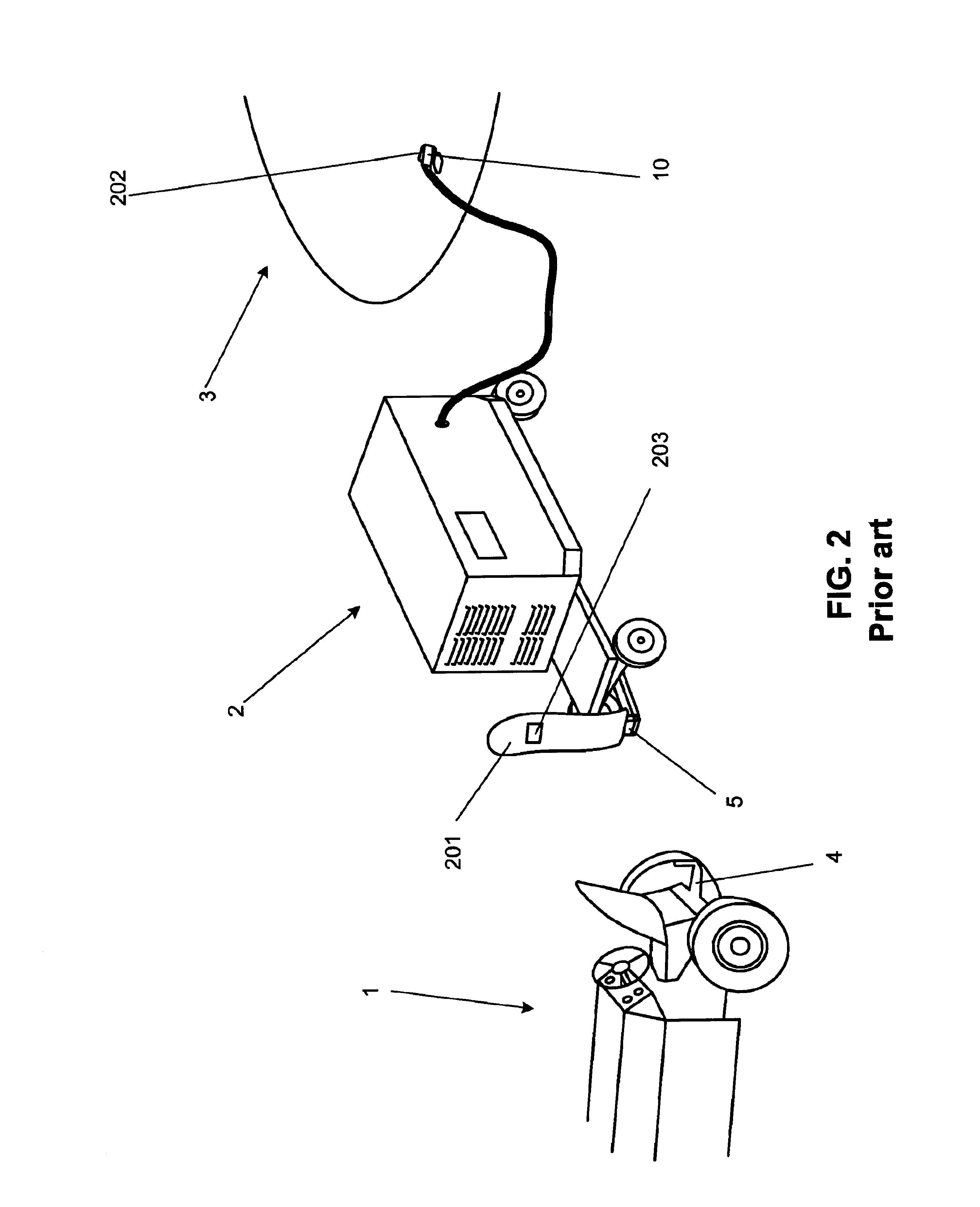 Service vehicle attachment warning apparatus