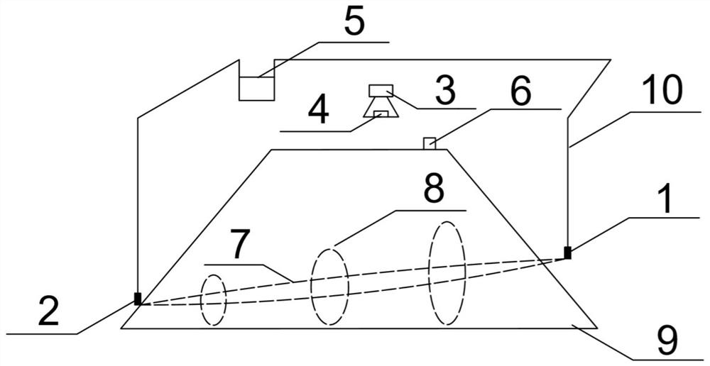 An anti-interference air-ground UAV electromagnetic exploration method for the seepage channel of a barrier dam