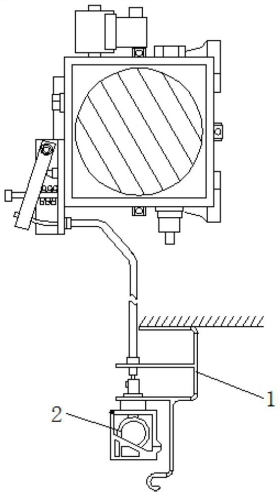 Emergency descending system of elevator