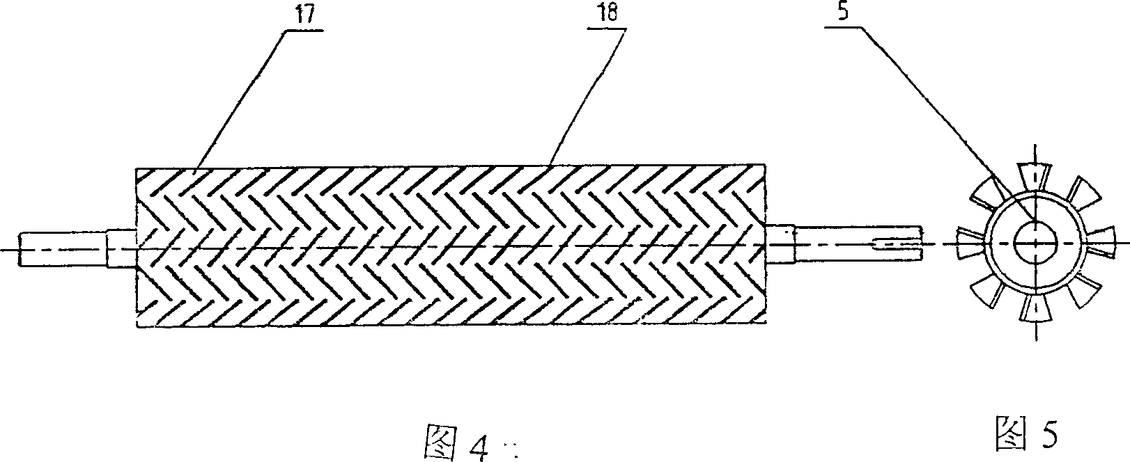 Rolling-cutter and floating-leather roller cotton gin