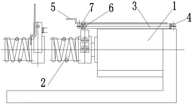 Automatic clamping and water retaining device for cutting machining