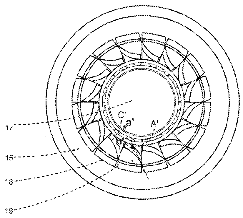 Multi-stage axial flow cyclone separator