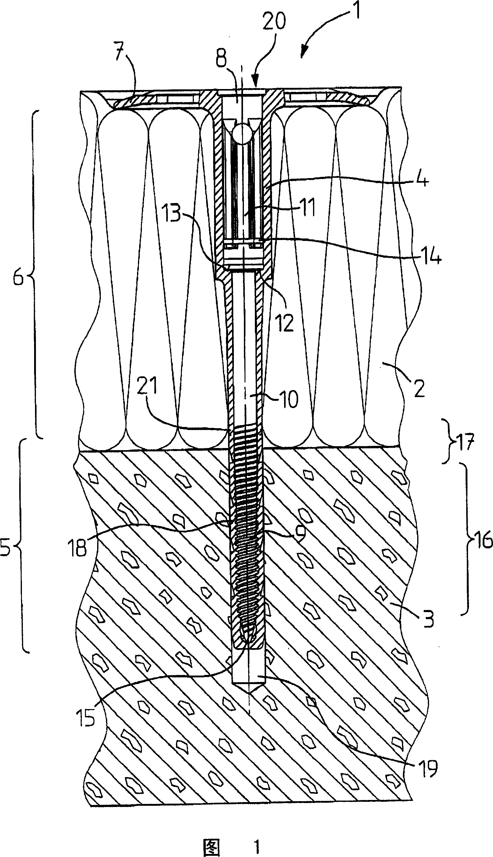 Expansion dowel for fastening insulating panels