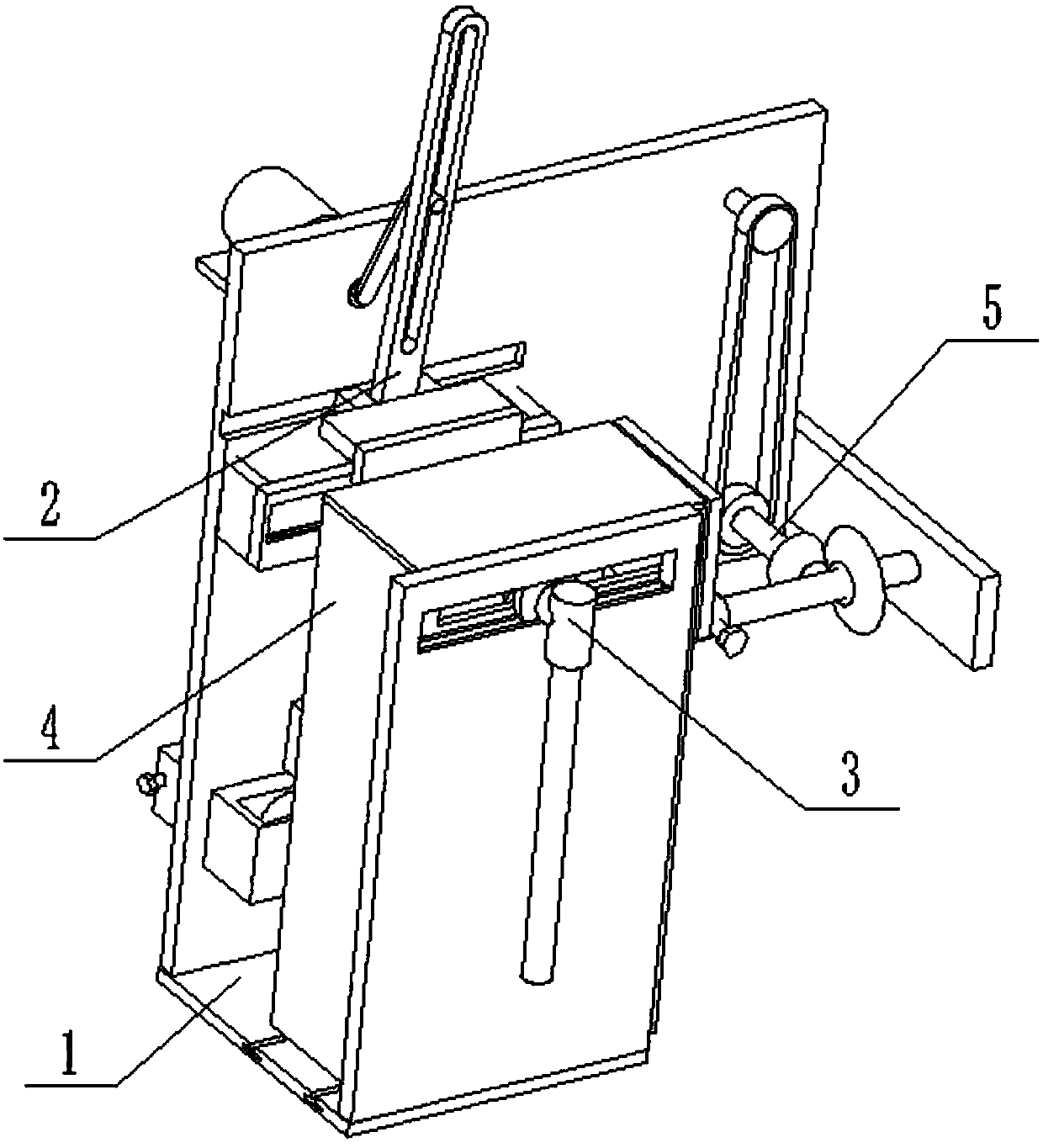 Spraying device for coloring clothes