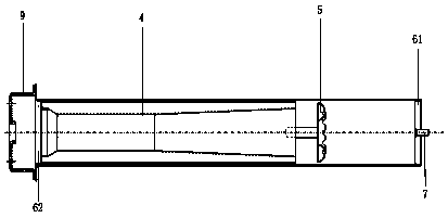 Atmospheric tubular burner with built-in gas uniform distributor ejector