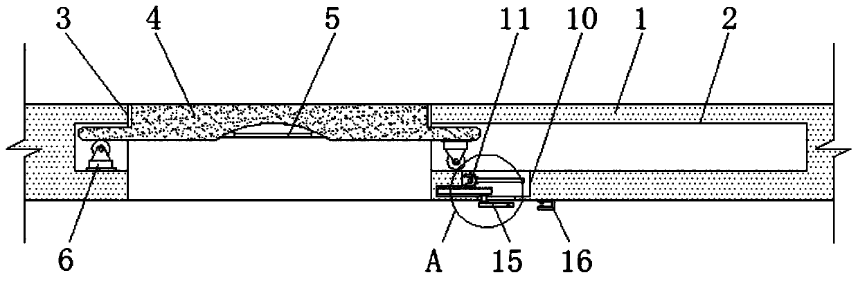 A car sunroof with locking structure and its slide rail