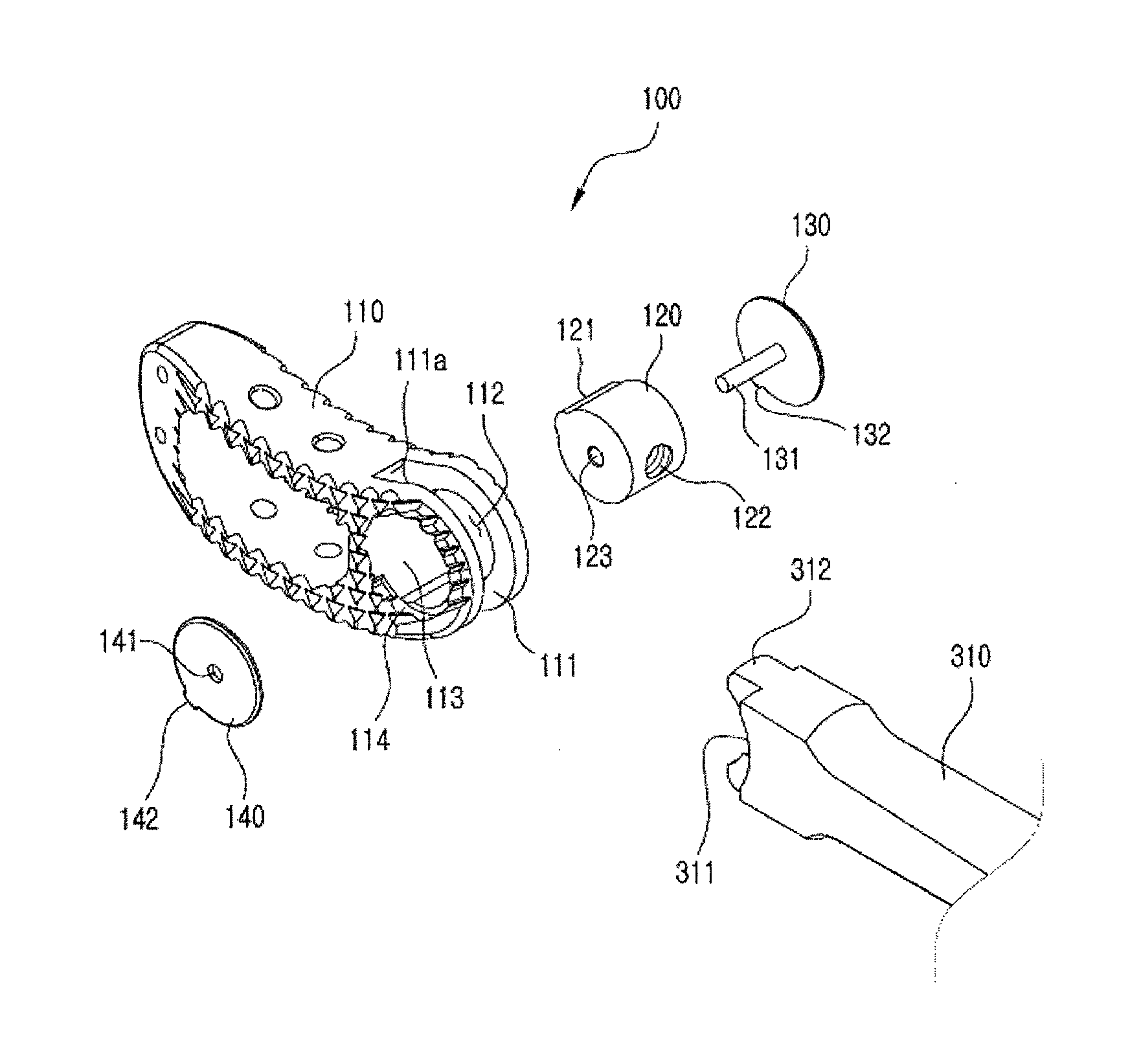 Artificial disk for transforaminal lumbar interbody fusion (TLIF) and insertion assembly thereof