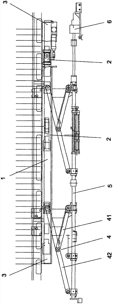Integrated doffing device of spinning frame