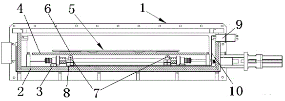 Horizontal continuous magnetron sputtering film plating machine online panel constant-temperature heating apparatus