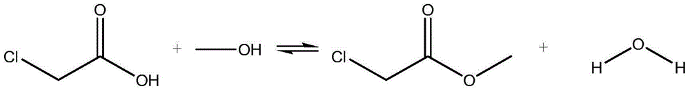 Method for preparing methyl chloroacetate