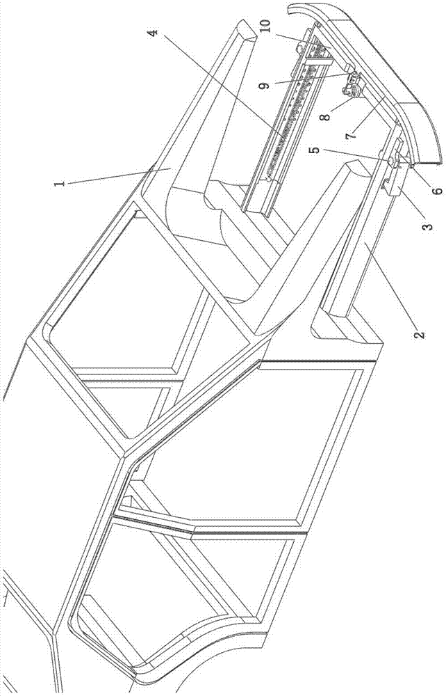 Beam type active anti-collision device