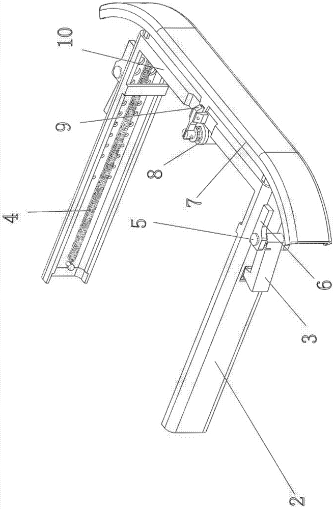 Beam type active anti-collision device