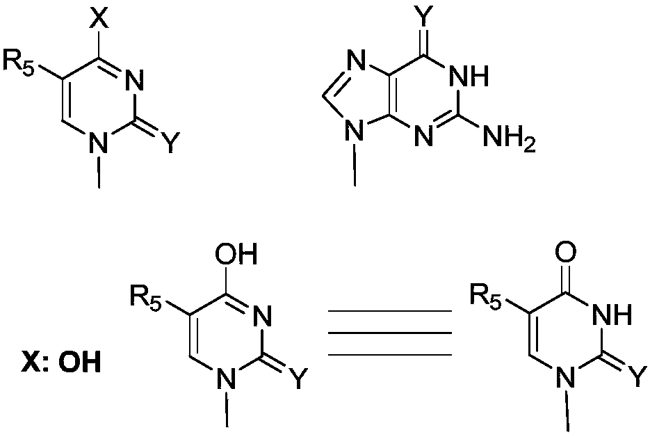 A kind of synthetic method of nucleoside compound