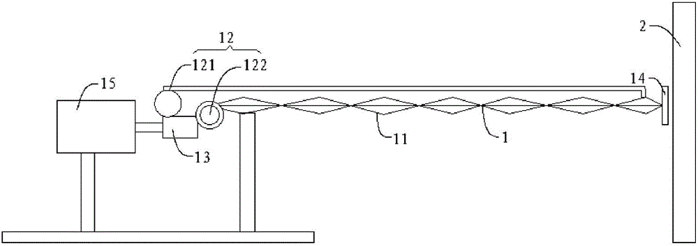 Elastic gateway system conducting opening and closing rapidly and use method thereof