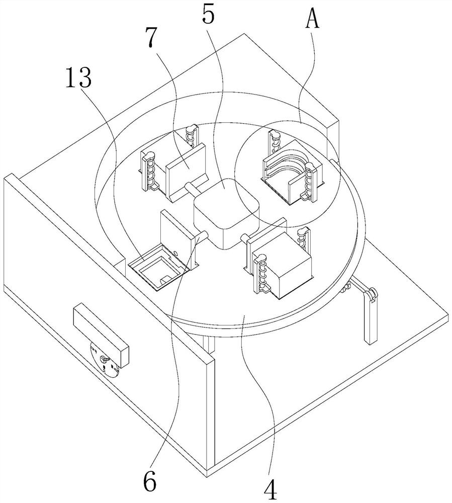 Operation table convenient for storing anaerobic culture medium