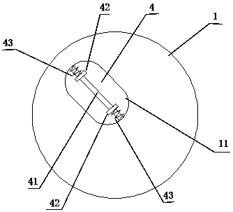 Eccentric driving mechanism for griffe of jacquard