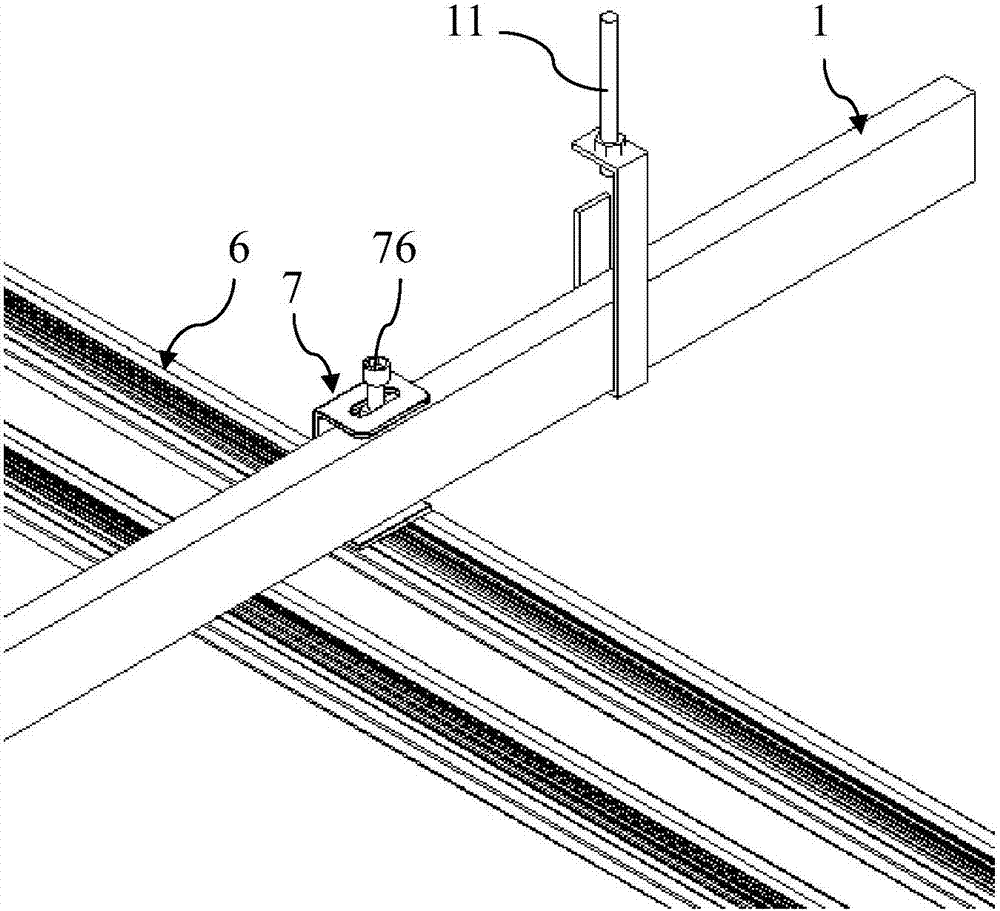 An integrated ceiling and its installation method