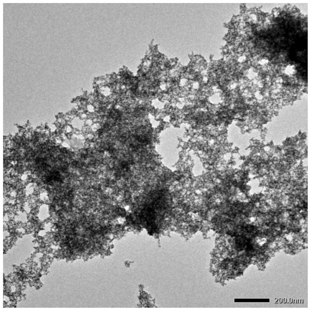 Copper-based catalyst with nanowire network structure, preparation method and application thereof