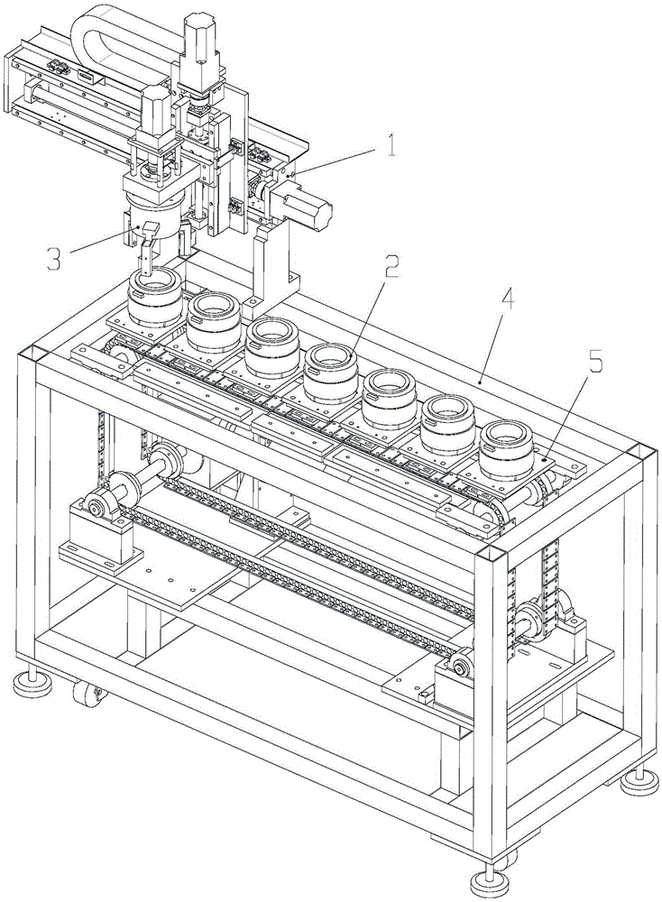 Robot-assisting motor stator carrying system