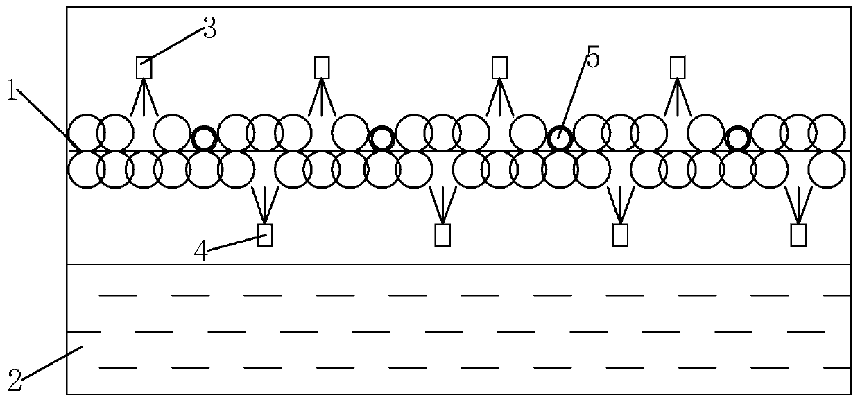 Surface processing liquid guide device