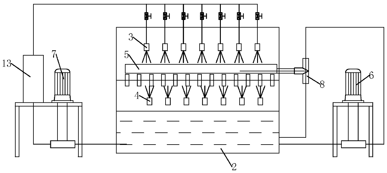 Surface processing liquid guide device