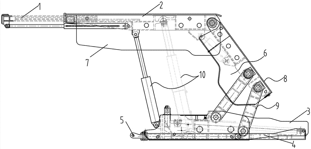 Light shielding frame for removing working face