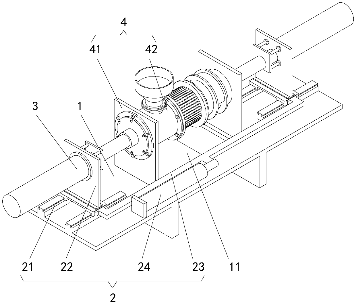 Soybean oil squeezing processing treatment equipment