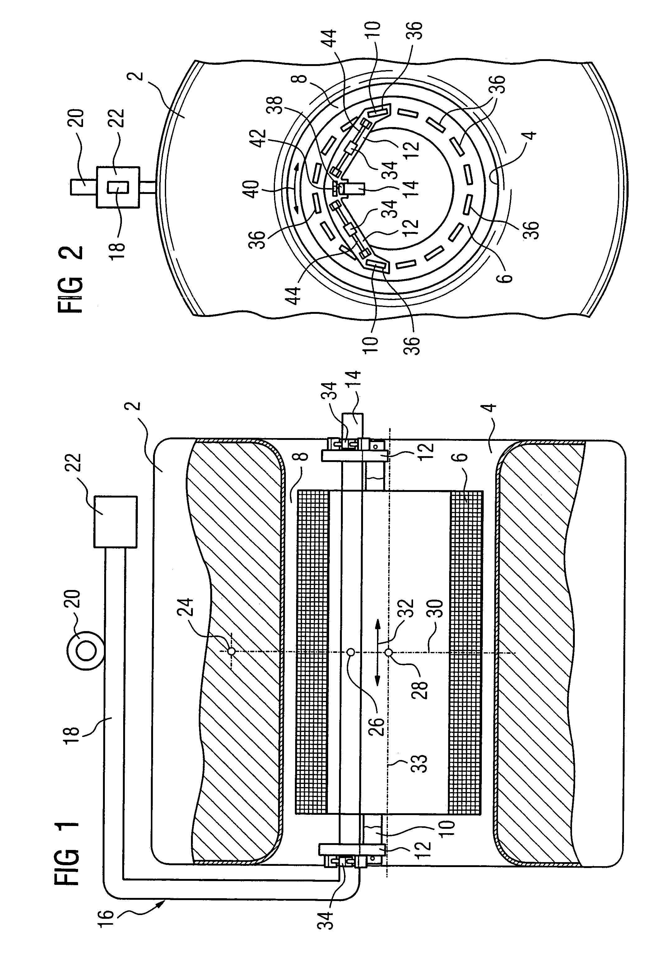 Device for installation of a gradient coil unit into a magnetic resonance apparatus