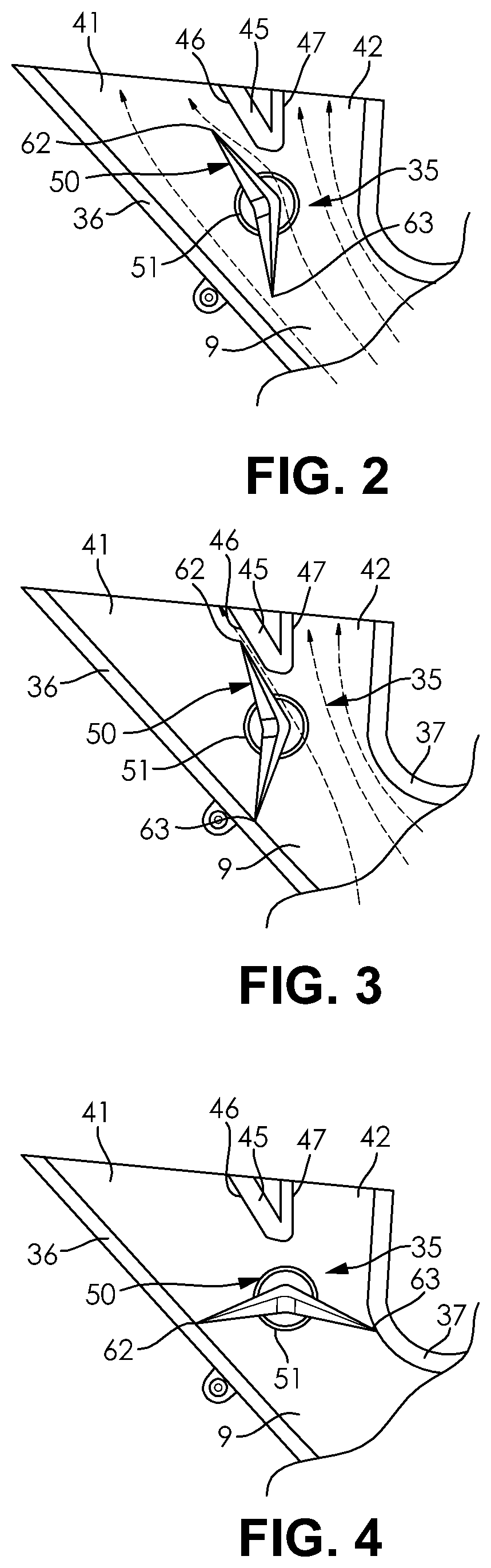 Method of distributing air ventilation in a vehicle