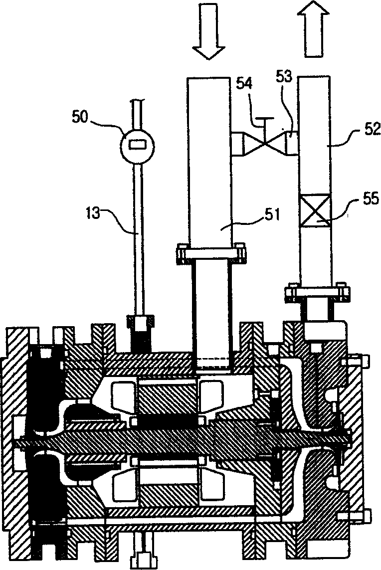 Structure for preventing centrifugal compressor from reverse rotation