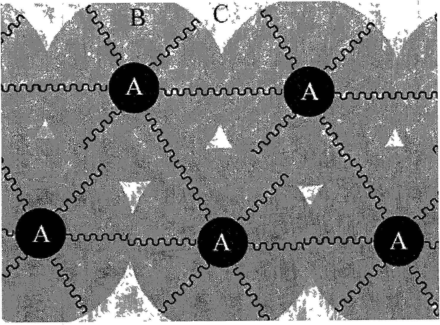 High temperature proton exchange film for fuel cell and method for making same
