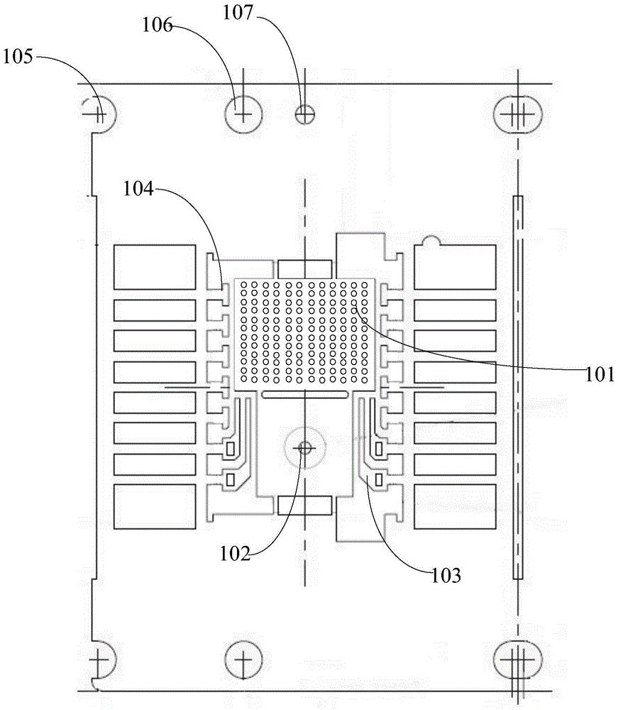 Tire pressure sensor package lead frame