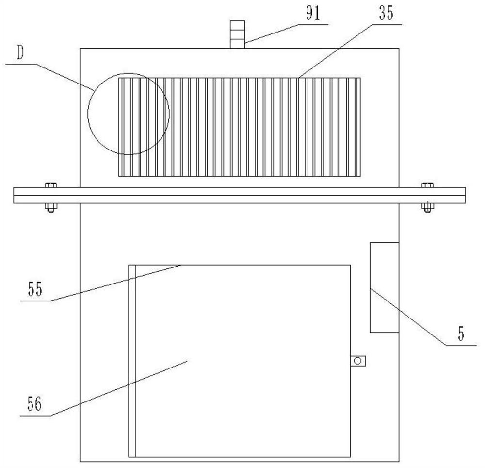 A road dust absorption device for civil engineering