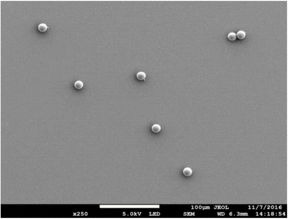 Method and device for preparing hydrogel microspheres
