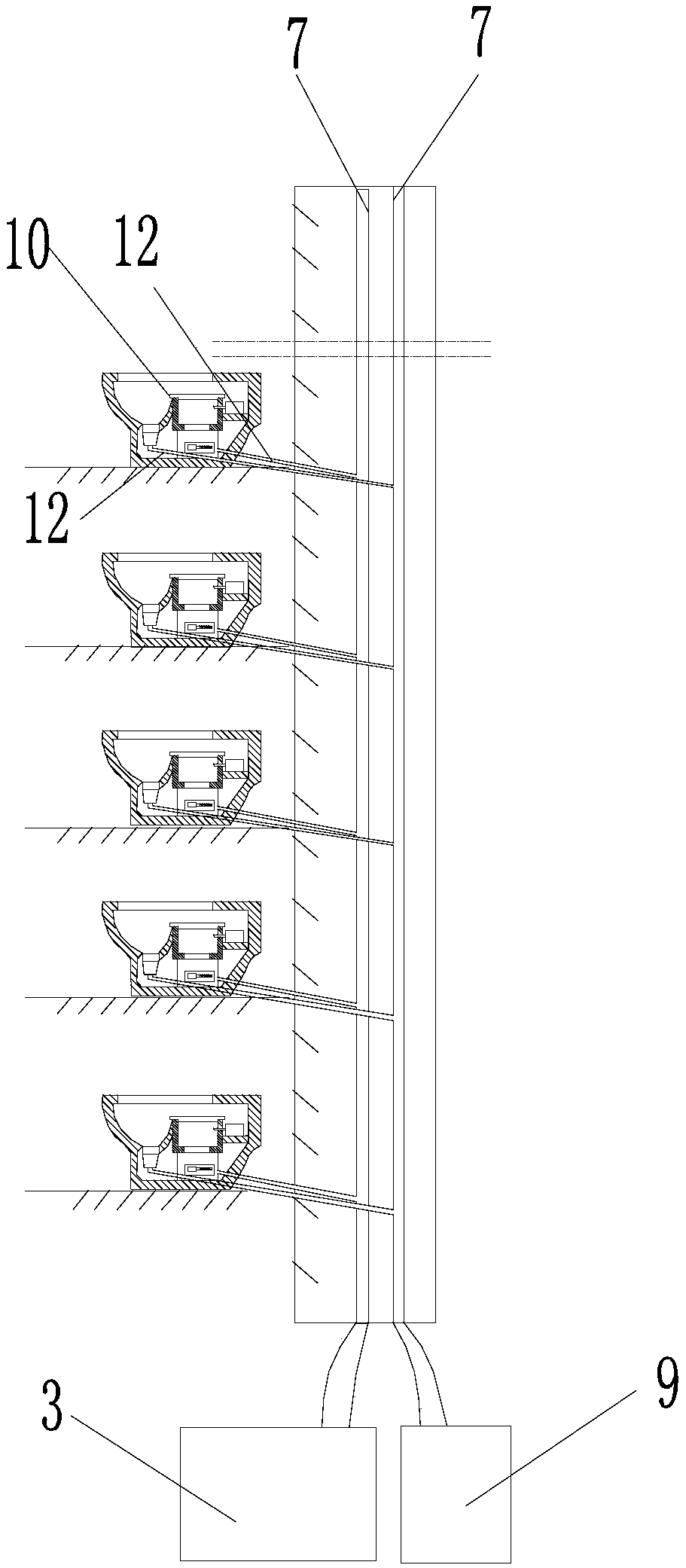 Recycling collection and utilization system for excrements in toilets of urban and rural areas