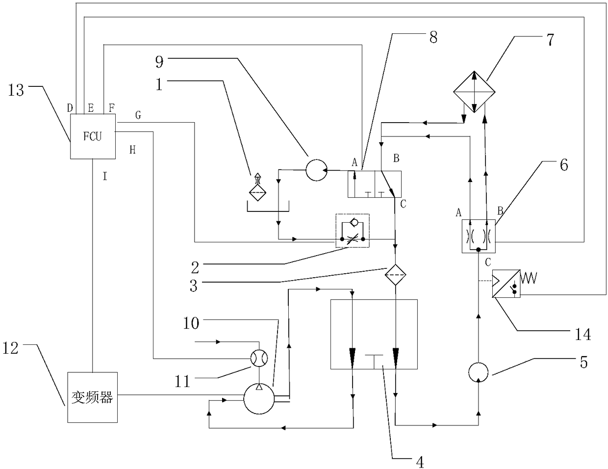 Fuel cell power generation efficiency comprehensive improvement system and control method