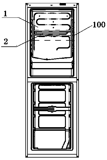 Sectional type additional heating device used for electronic direct cooling refrigerator