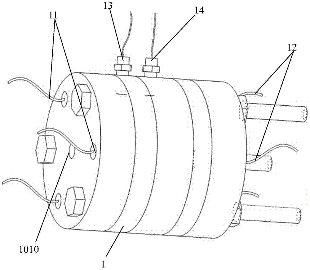 Reaction device for reforming and producing hydrogen from methanol vapor