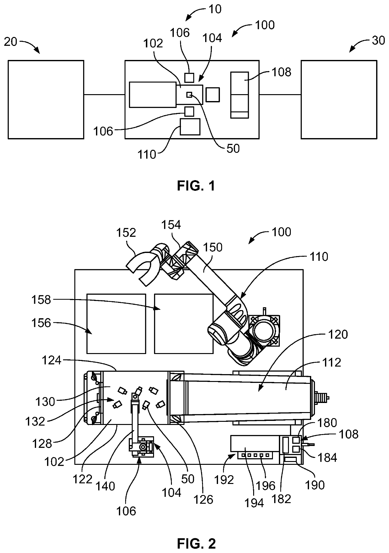 Vision inspection system and method of inspecting parts