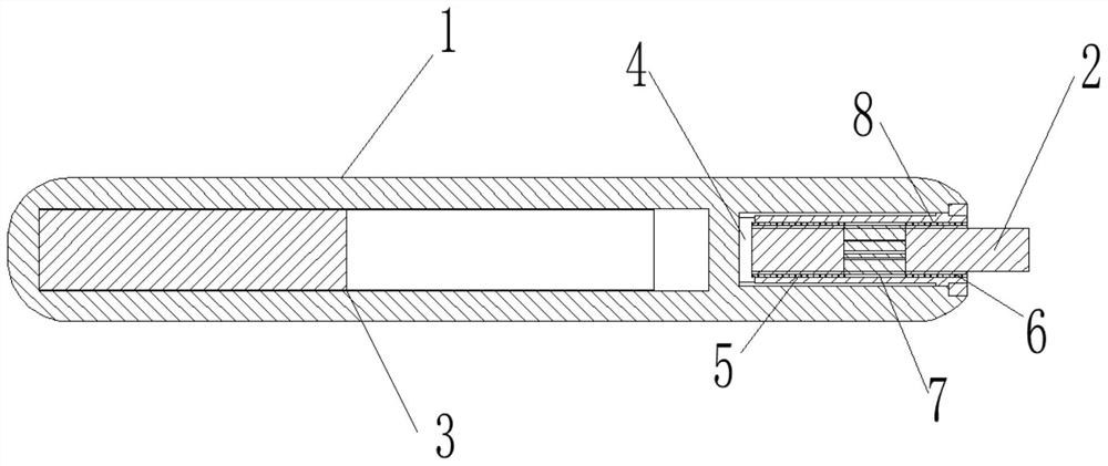 Cyclic heating non-combustion smoking set and cyclic heating method