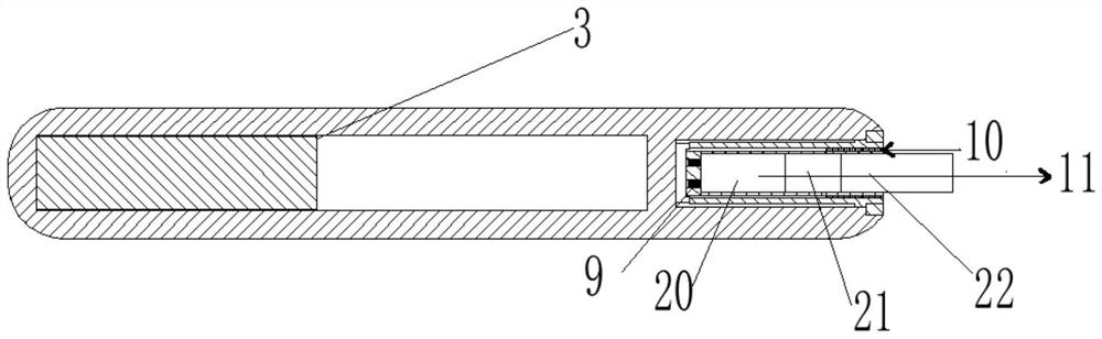 Cyclic heating non-combustion smoking set and cyclic heating method