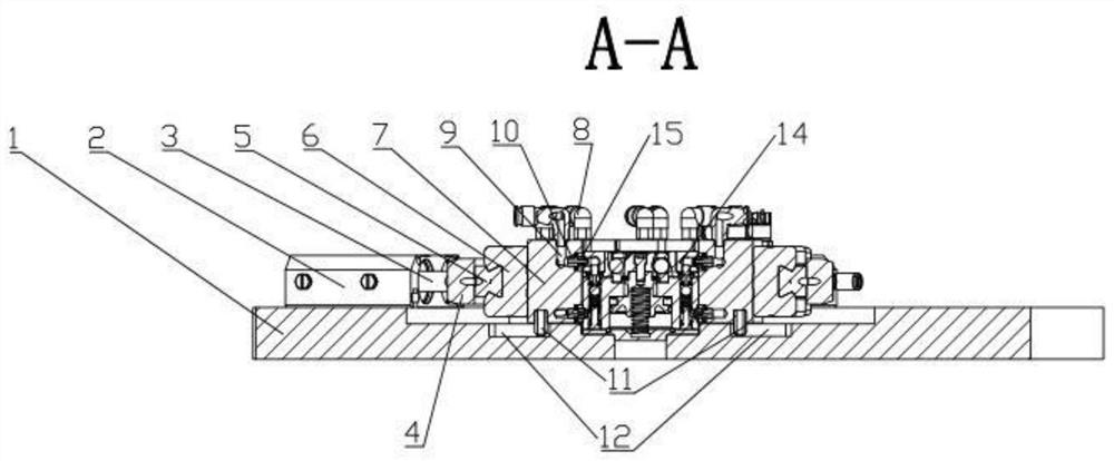 A multi-joint automatic quick-change fixture pallet quick inspection device