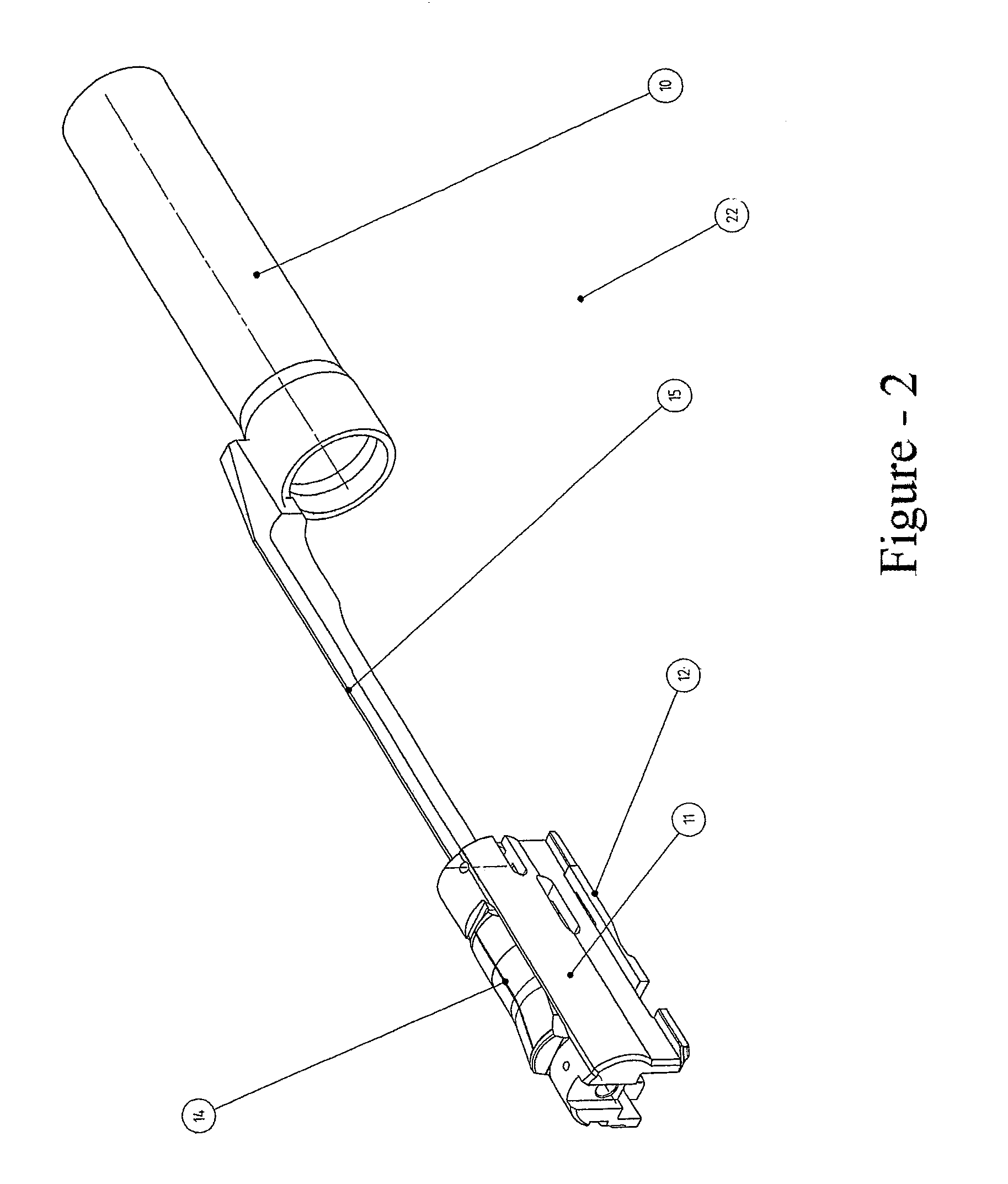 Operating system in the semi-automatic firearms