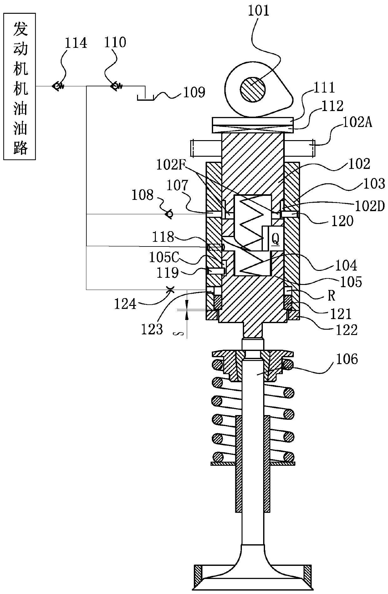 Full-variable electro-hydraulic air valve system with buffering function