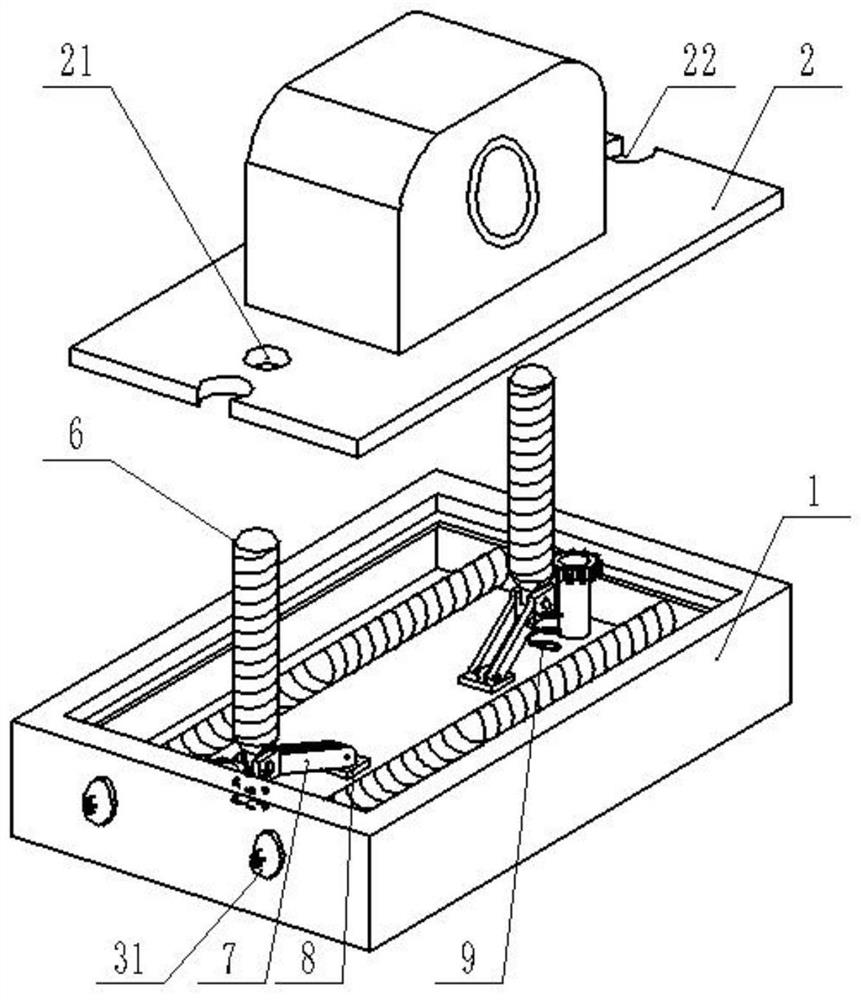 Horizontal positioning mechanism and horizontal positioning method for bearing seat